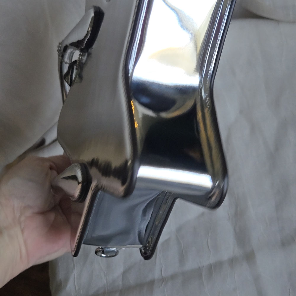 Coach Metallic Silver Star Bag NWOT CN700 - Picture 5 of 14